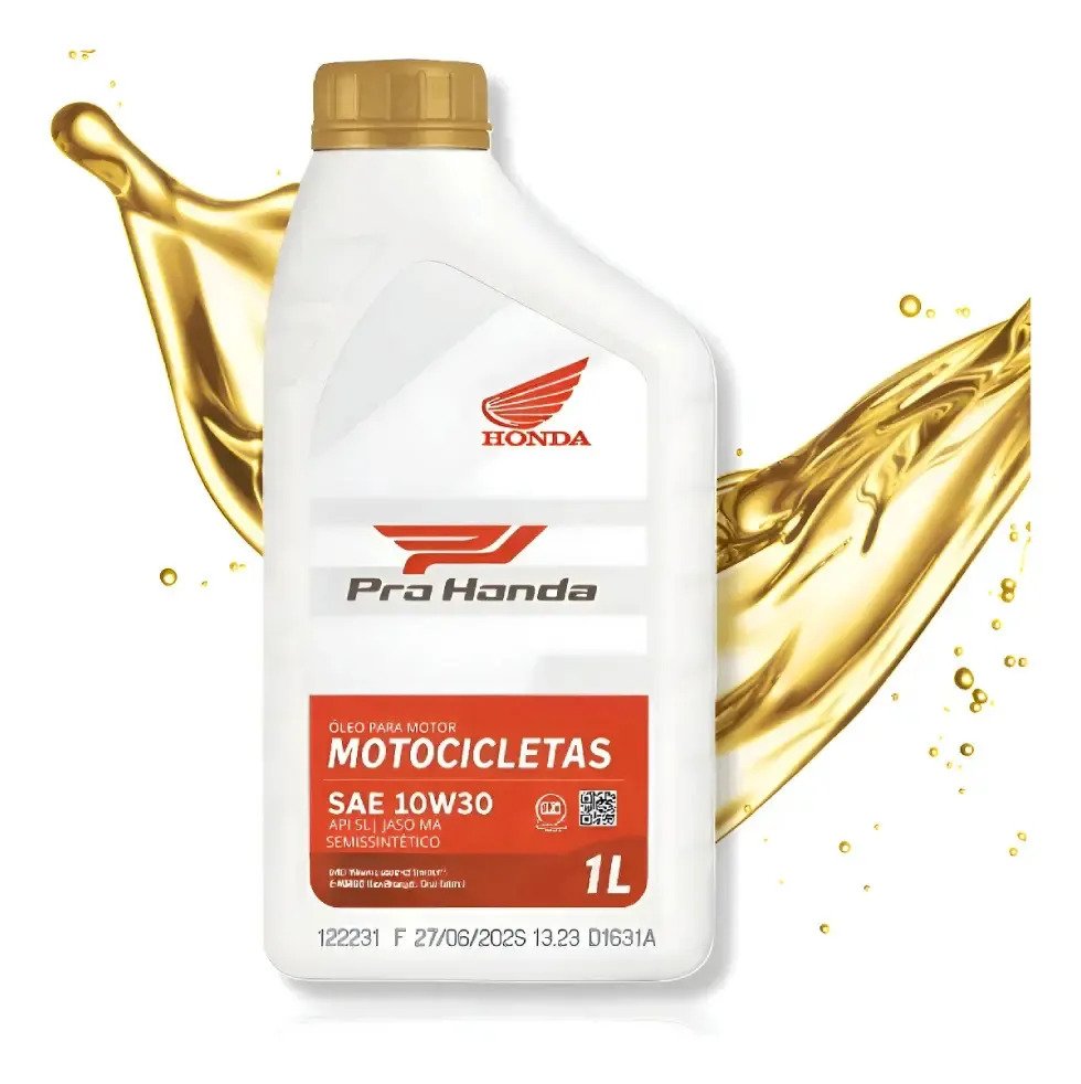 Óleo Semi-sintético Honda 10w30 Para Moto 1l - Imagem 2